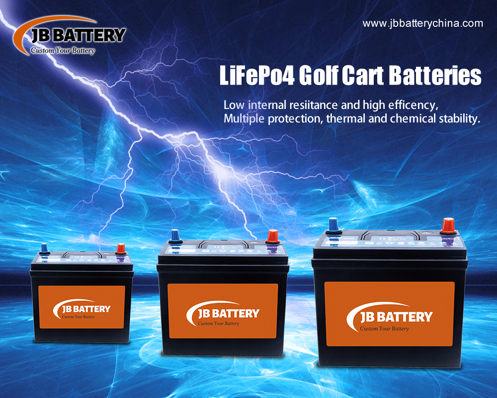 China custom lifepo4 lithium golf cart battery pack 48v 100ah and other applications